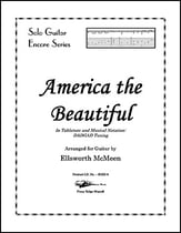 America the Beautiful (DADGAD Tuning) Guitar and Fretted sheet music cover